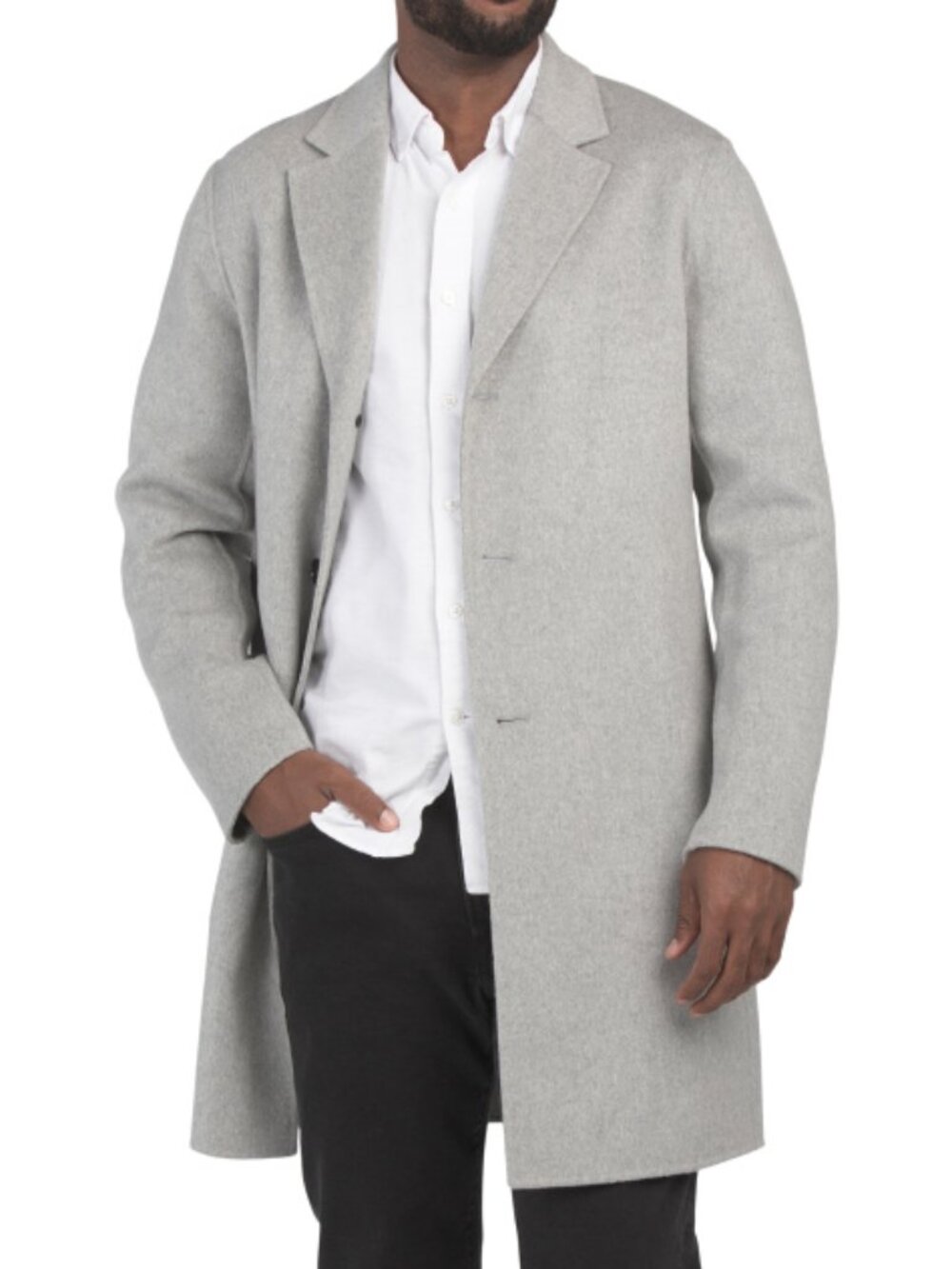 THEORY Wool And Cashmere Blend Almec New Divide Coat